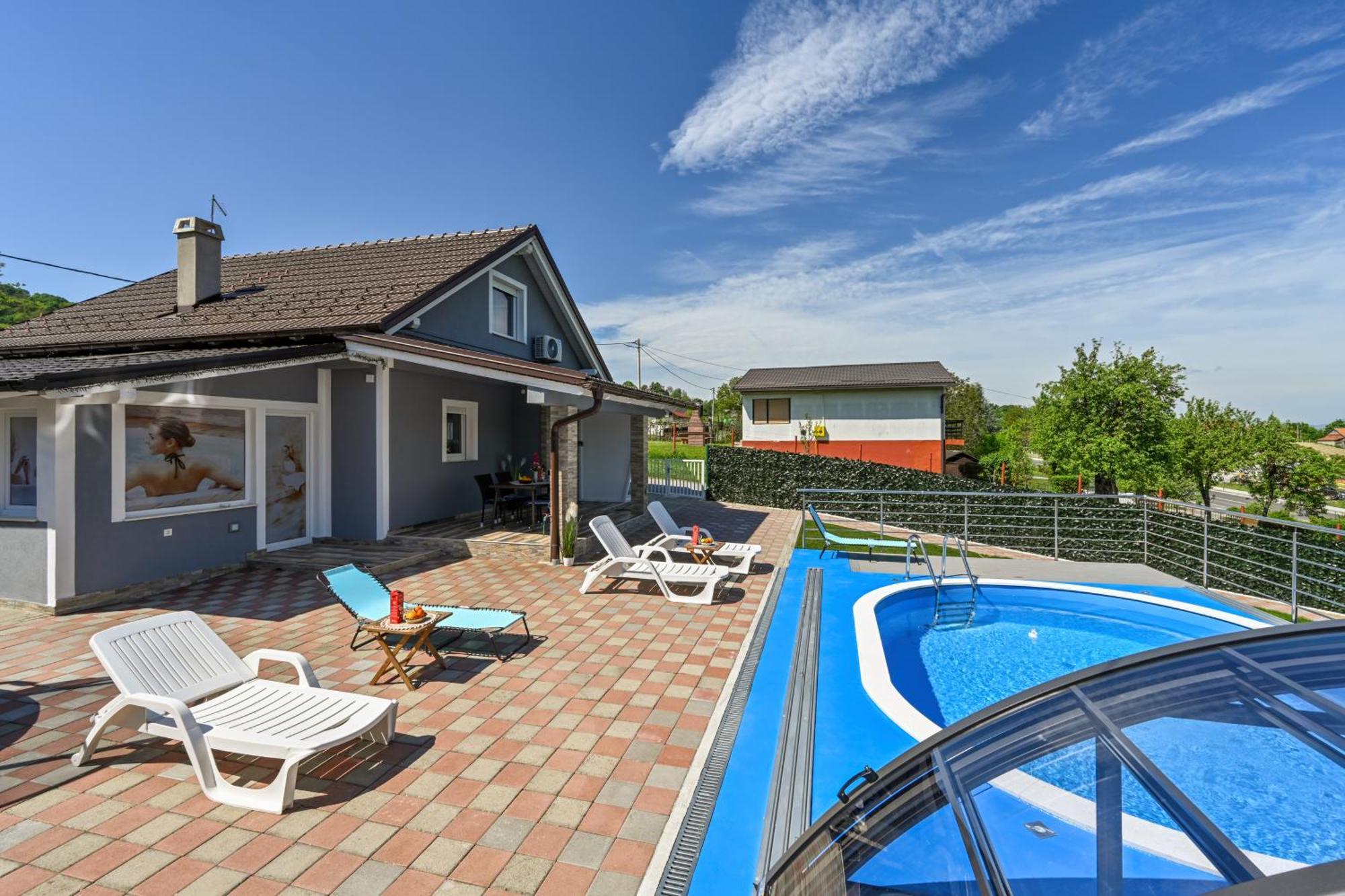 Cvetkova Hiza Sa Jacuzzijem Villa Tuheljske Toplice Bagian luar foto